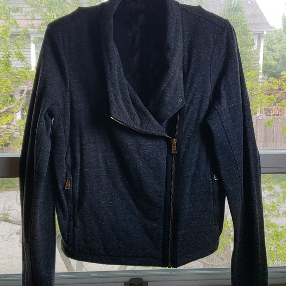 ARMANI EXCHANGE gray knit jacket PS - Picture 7 of 8